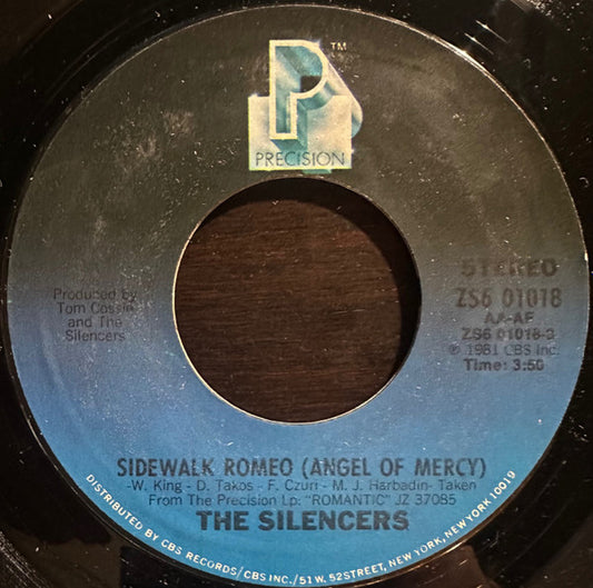The Silencers - Sidewalk Romeo (Angel Of Mercy) (7" Single)
