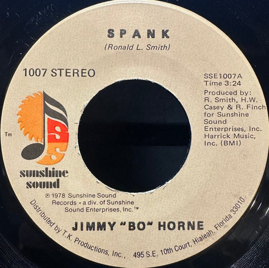 Jimmy "Bo" Horne - Spank (7" Single)
