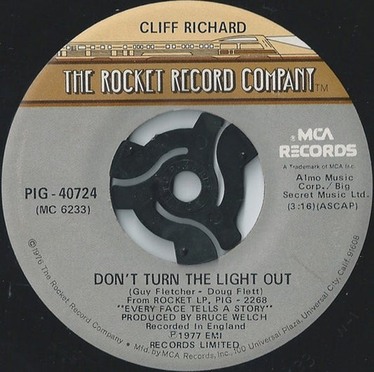 Cliff Richard - Don't Turn The Light Out (7" Single)