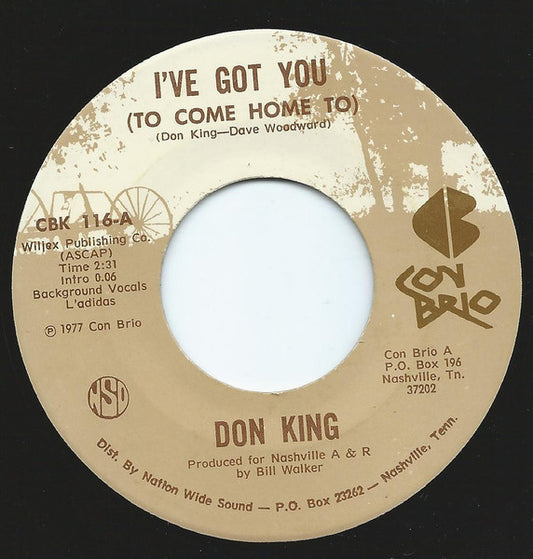 Don King - I've Got You (To Come Home To)