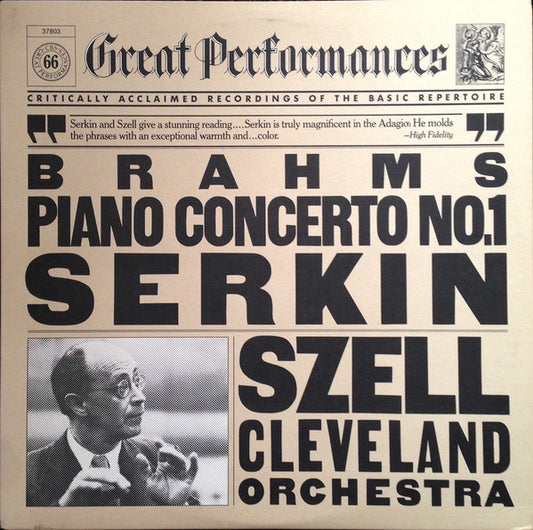 Brahms / Serkin, Szell, Cleveland Orchestra - Piano Concerto No. 1
