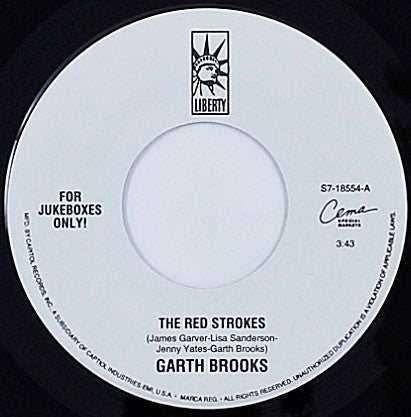 Garth Brooks - The Red Strokes (7" Single)