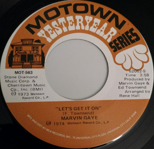 Marvin Gaye - Let's Get It On (7" Single)