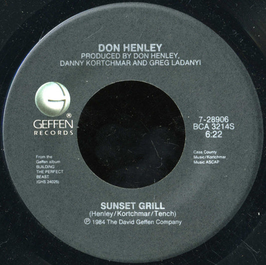 Don Henley - Sunset Grill (7" Single)