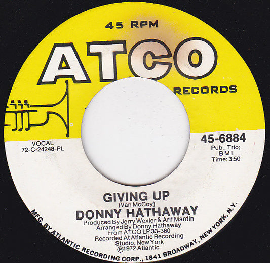 Donny Hathaway - Giving Up / Jealous Guy (7" Single)