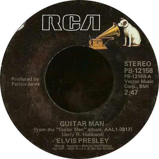 Elvis Presley - Guitar Man (7" Single)