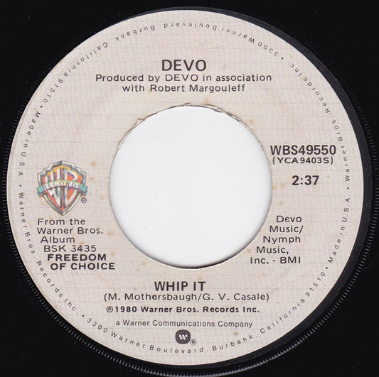Devo - Whip It / Turn Around