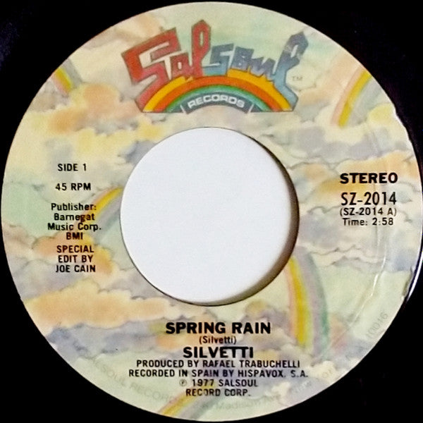 Bebu Silvetti - Spring Rain (7" Single)