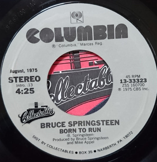 Bruce Springsteen - Born To Run / Spirit In The Night (7" Single)