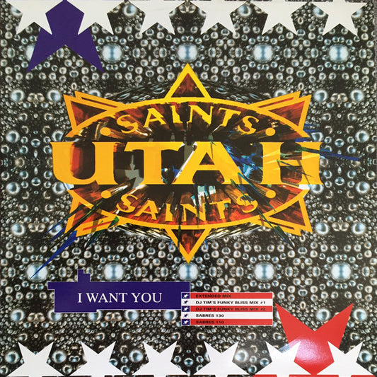 Utah Saints - I Want You (12", Single)