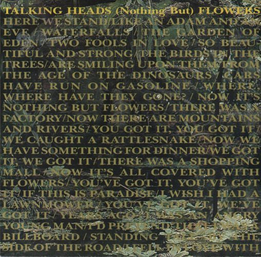 Talking Heads - (Nothing But) Flowers (7" Single)