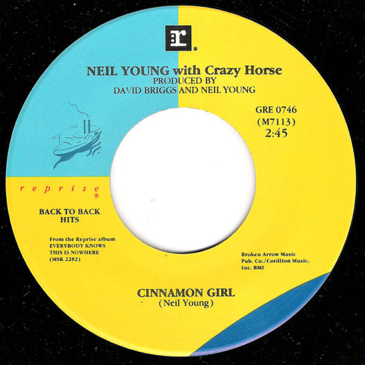 Neil Young - Only Love Can Break Your Heart/ Cinnamon Girl (7" Single)