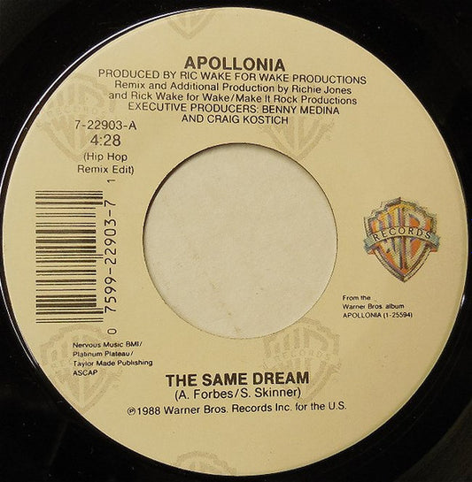 Apollonia - The Same Dream (7" Single)