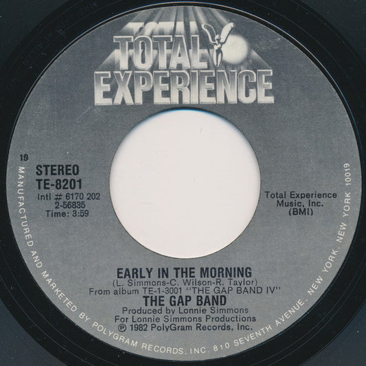 The Gap Band - Early In The Morning (7" Single)