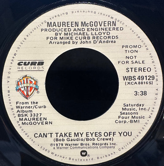 Maureen McGovern - Can't Take My Eyes Off You (7" Single, Promo)