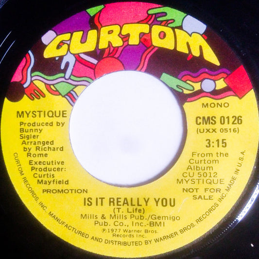 Mystique - Is It Really You (7" Single, Promo)