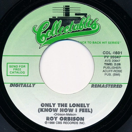 Roy Orbison - Only The Lonely / Pretty Paper (7" Single)