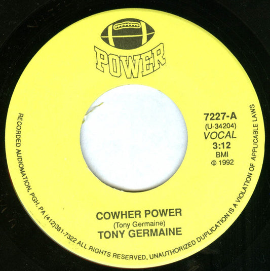 Tony Germaine - Cowher Power (7" Single)