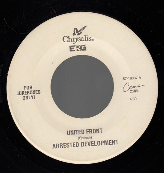 Arrested Development - United Front / Southern Fried Funk (7" Single)