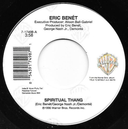 Eric Benet - Spiritual Thang (7" Single)