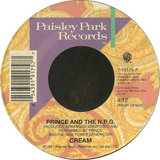 Prince & The NPG - Cream (7" Single)
