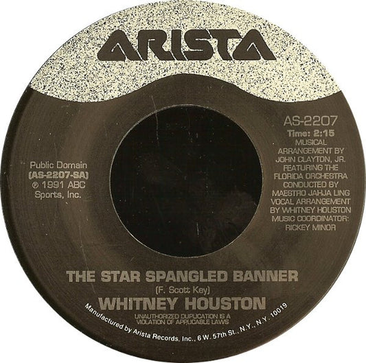 Whitney Houston - The Star Spangled Banner (7" Single)