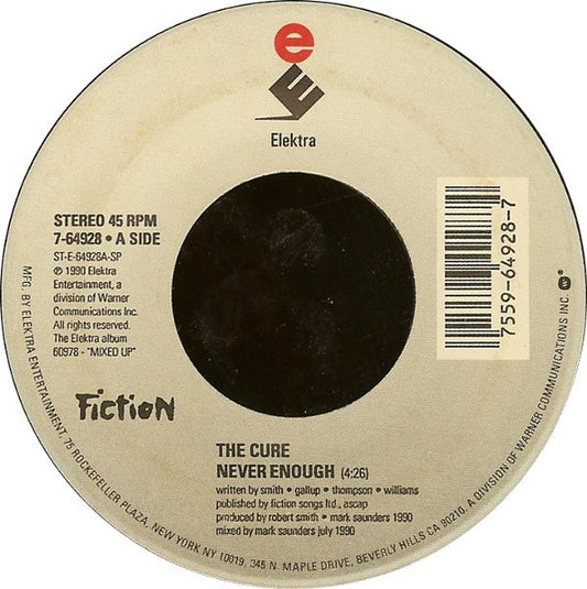 The Cure - Never Enough (7" Single)