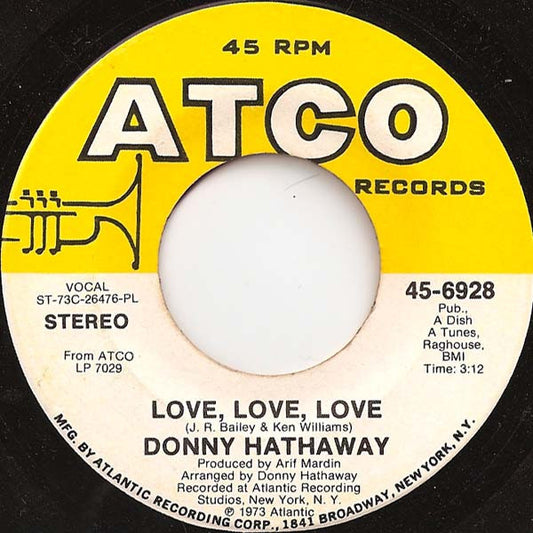 Donny Hathaway - Love, Love, Love (7" Single)
