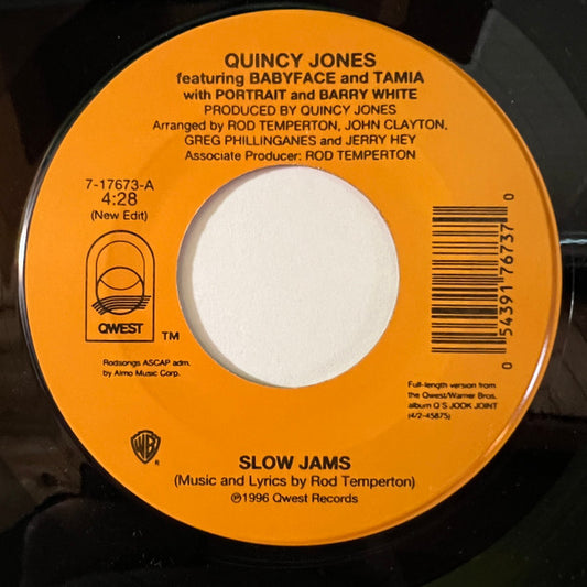Quincy Jones - Slow Jams (7" Single)