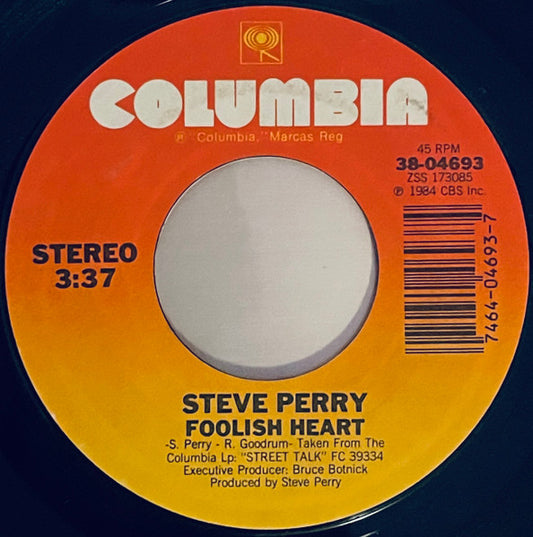 Steve Perry - Foolish Heart