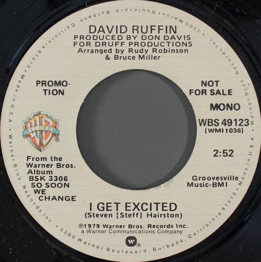 David Ruffin - I Get Excited (7" Single, Promo)