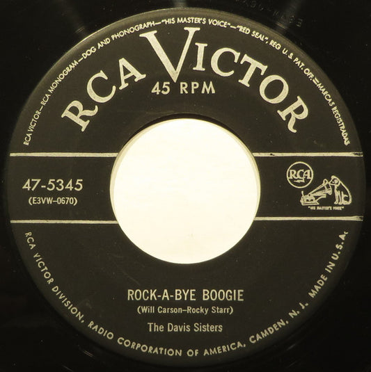 The Davis Sisters - Rock-A-Bye Boogie / I Forgot More Than You'll Ever Know