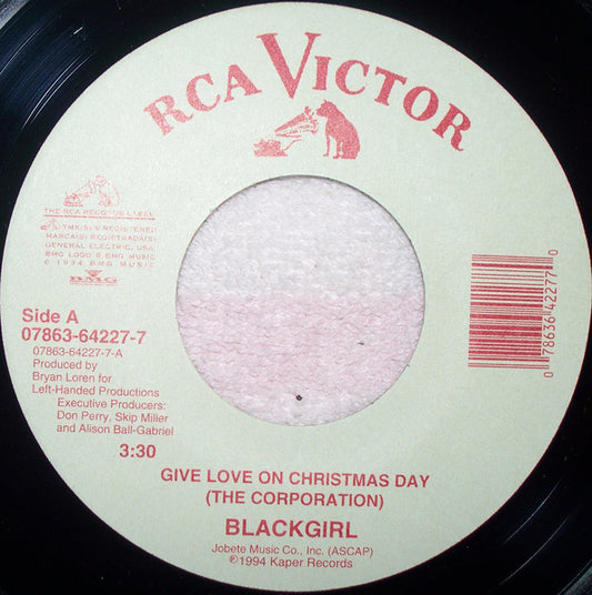 Blackgirl - Give Love On Christmas Day (7" Single)