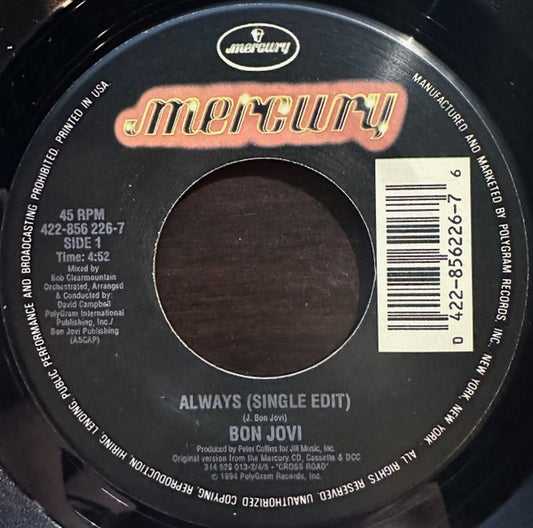 Bon Jovi - Always (7" Single)
