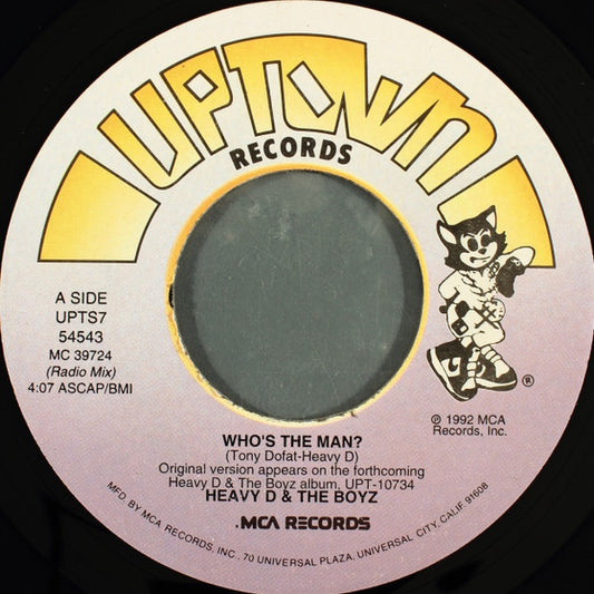 Heavy D. & The Boyz - Who's The Man? (7" Single)
