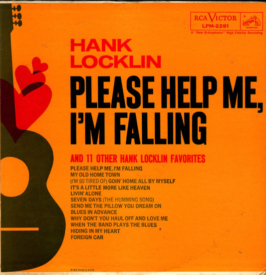 Hank Locklin - Please Help Me, I'm Falling