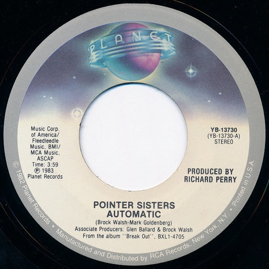 Pointer Sisters - Automatic (7" Single)