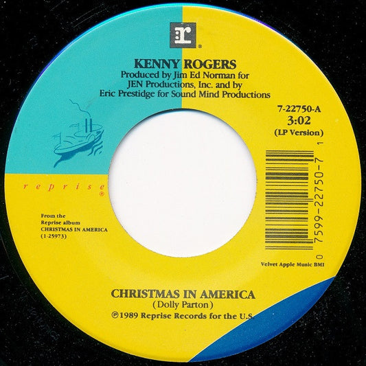 Kenny Rogers - Christmas In America (7" Single)