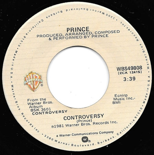 Prince - Controversy (7" Single)