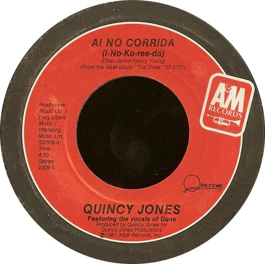 Quincy Jones - Ai No Corrida (7" Single)