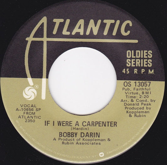 Bobby Darin - If I Were A Carpenter / Dream Lover