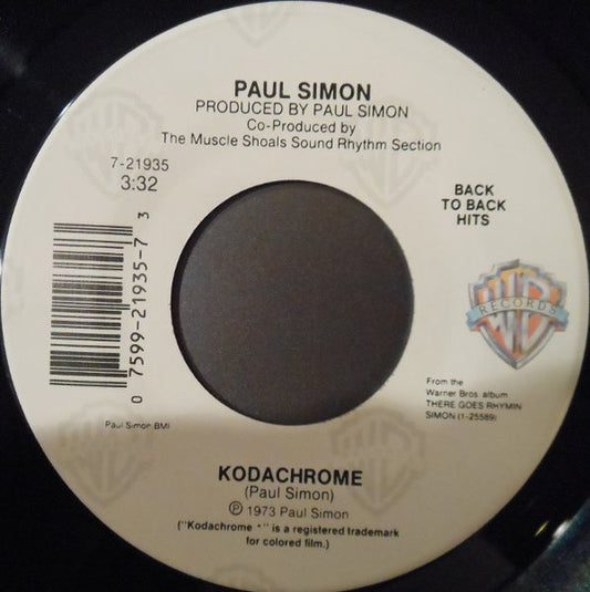 Paul Simon - Kodachrome / Loves Me Like A Rock (7" Single)