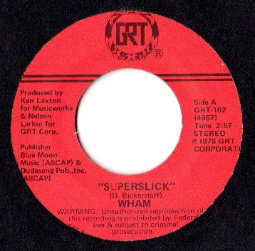 Wham - Superslick (7" Single)