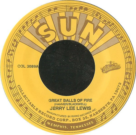 Jerry Lee Lewis - Great Balls Of Fire, High School Confidential (7" Single)