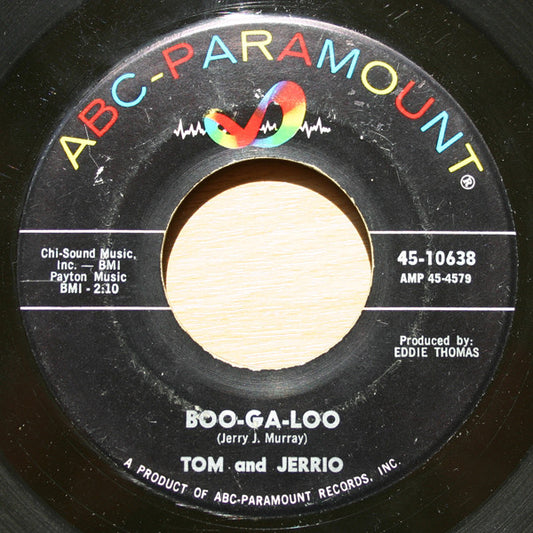 Tommy Dark And Jerry O - Boo-Ga-Loo / Boomerang