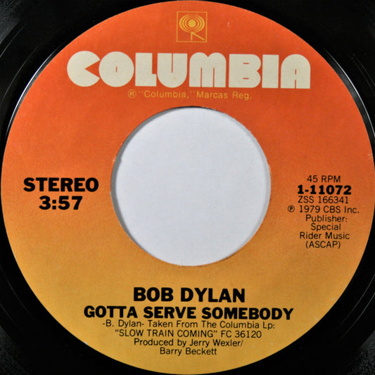 Bob Dylan - Gotta Serve Somebody (7" Single)