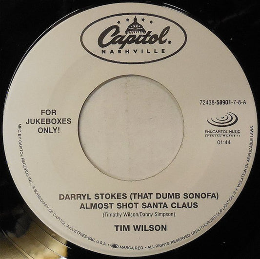 Tim Wilson - Darryl Stokes...Almost Shot Santa Claus (7" Single)