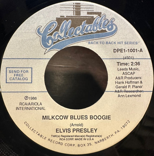 Elvis Presley - Milkcow Blues Boogie / You're A Heartbreaker (7" Single)