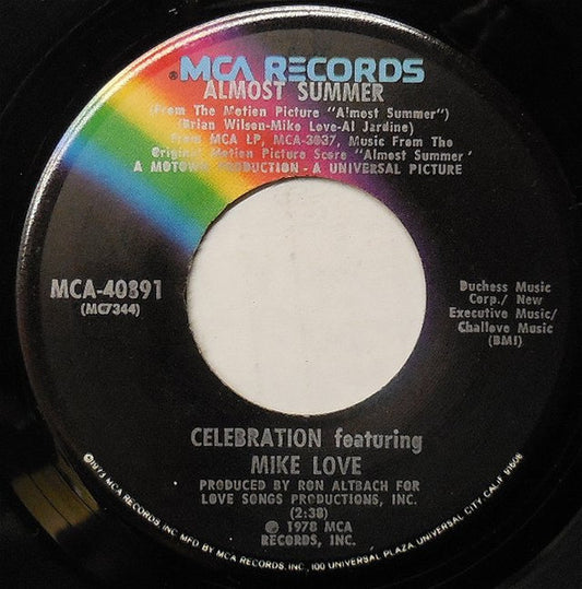 Celebration Featuring Mike Love - Almost Summer (7" Single)