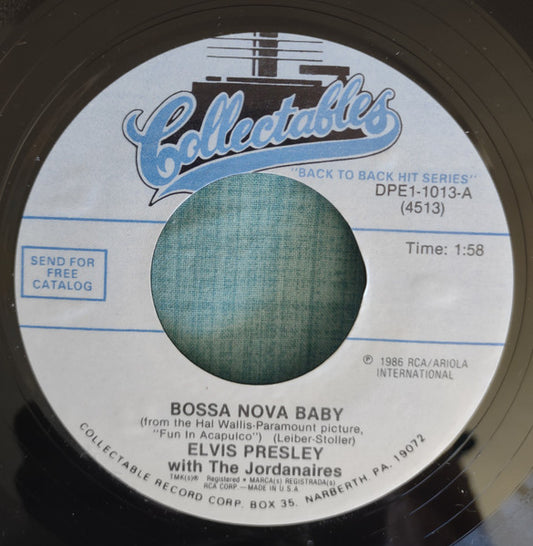 Elvis Presley - Bossa Nova Baby (7" Single)